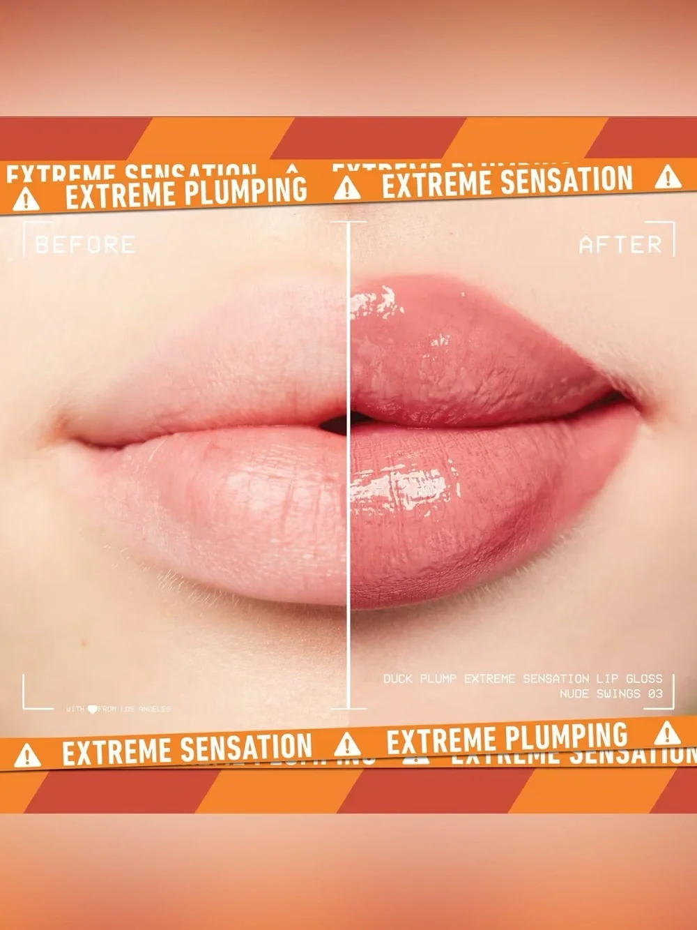NYX Duck Plump High Pigment Lip Plumping Gloss - Nude Swings, NEW